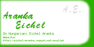 aranka eichel business card